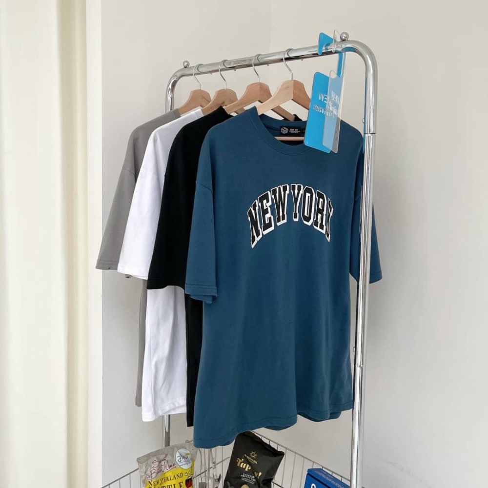 𝟯𝟬.𝙎𝙩𝙪𝙙𝙞𝙤🛒NEWYORK立體感字母短袖/T恤 男女皆可 版型寬鬆-細節圖6