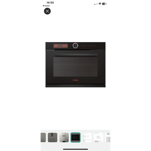 SVAGO ST5000B（黑）獨立式Easy Chef舒美機蒸烤箱