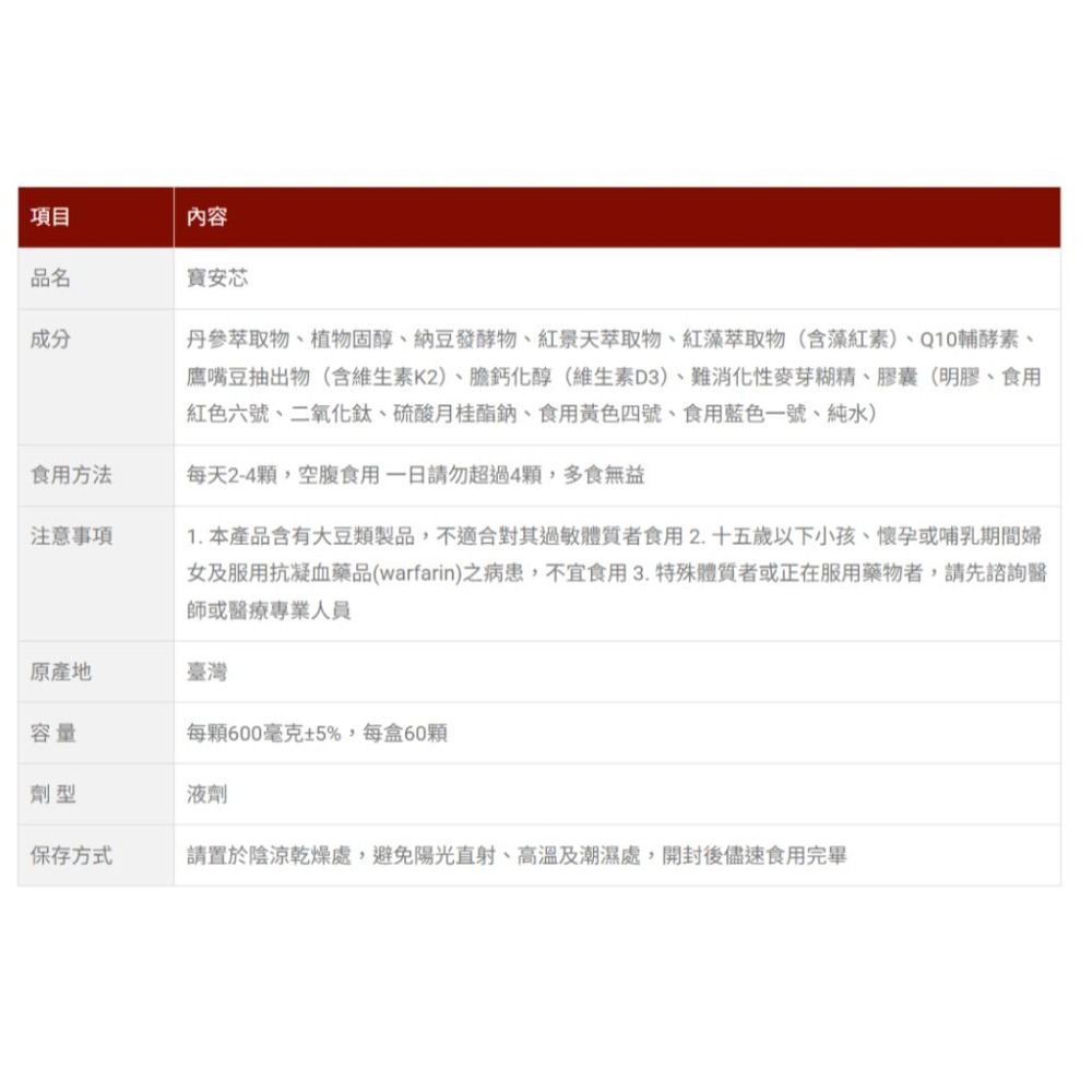 樂氏同仁堂 寶安芯 / 促進新陳代謝 調節生理機能-細節圖6