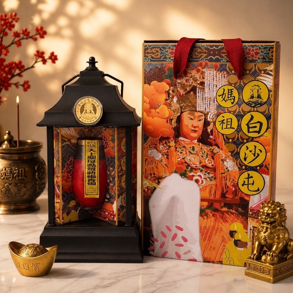 【白沙屯媽祖 × HeDy🌸赫蒂獨家專賣】融蠟燈　暖燭燈　蠟燭　燈臺　香氛　天然　現貨　送禮　 小物　生活　好物　質感-細節圖3