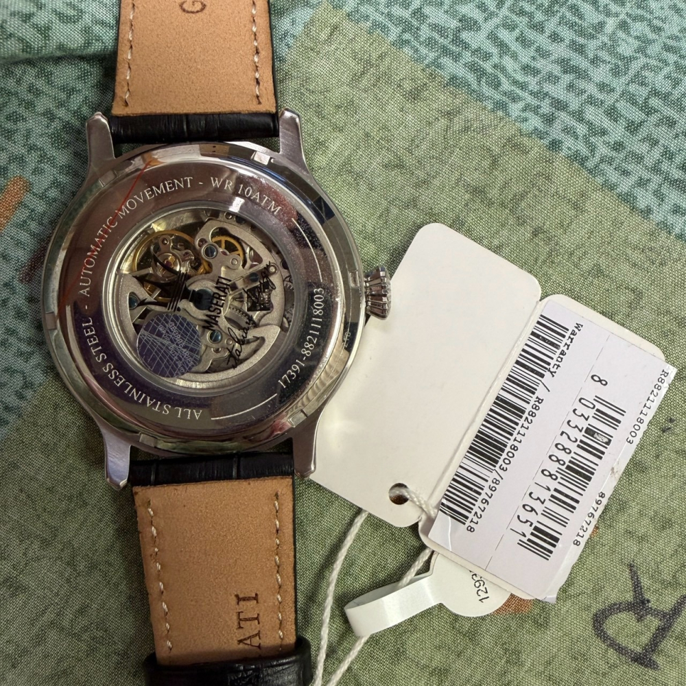 Maserati 瑪莎拉蒂 EPOCA 鏤空機械 男錶 R8821118003｜42mm｜自動機械｜手錶｜精品｜名錶-細節圖4