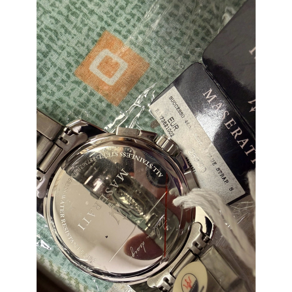 Maserati 瑪莎拉蒂 Successo 男錶 R8873621002 藍面三眼計時碼錶｜44mm｜全新｜手錶｜送禮-細節圖4