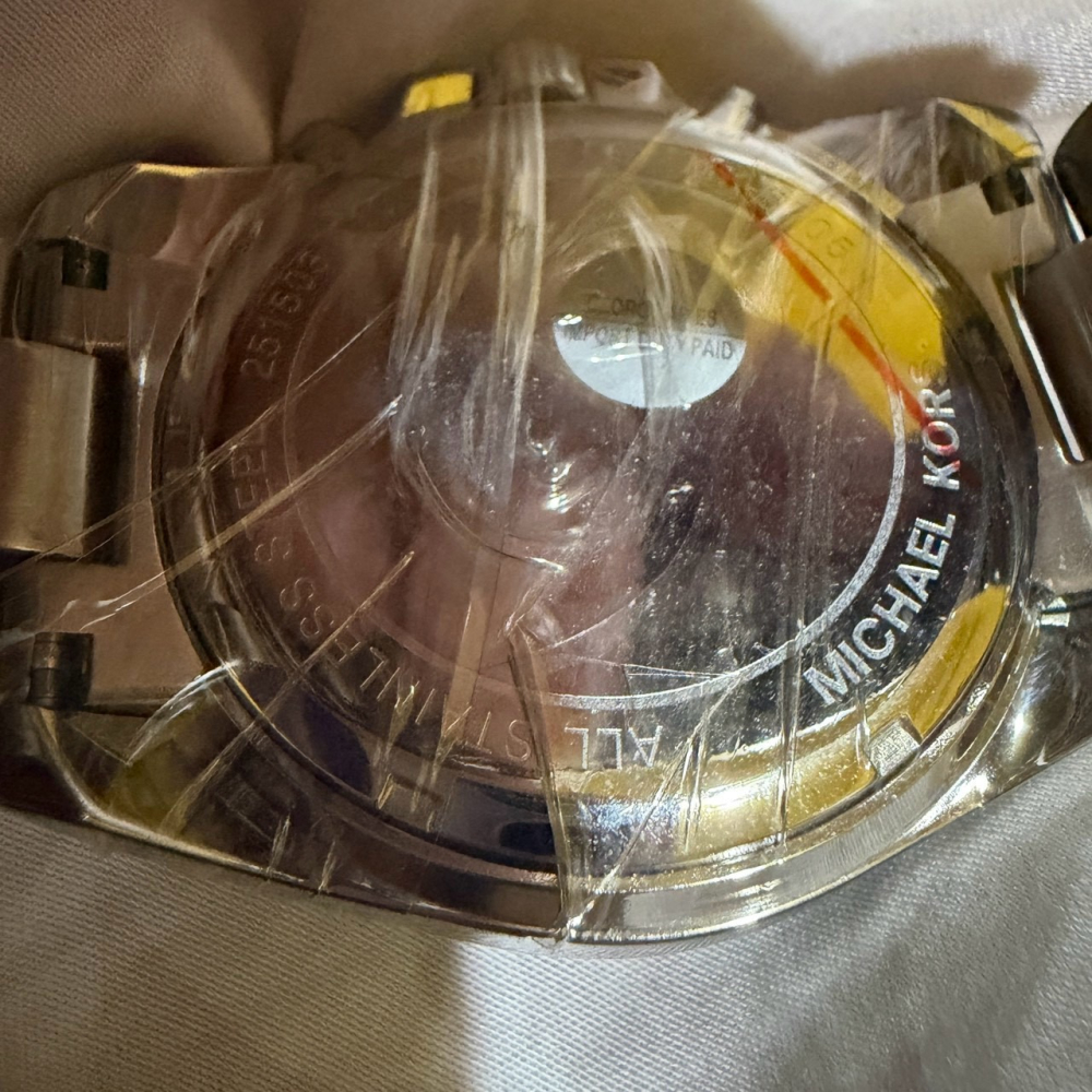 Michael Kors MK5705 男錶 Bradshaw 黑面三眼計時錶 銀色鋼帶 原廠盒裝 石英錶 手錶 送禮-細節圖4