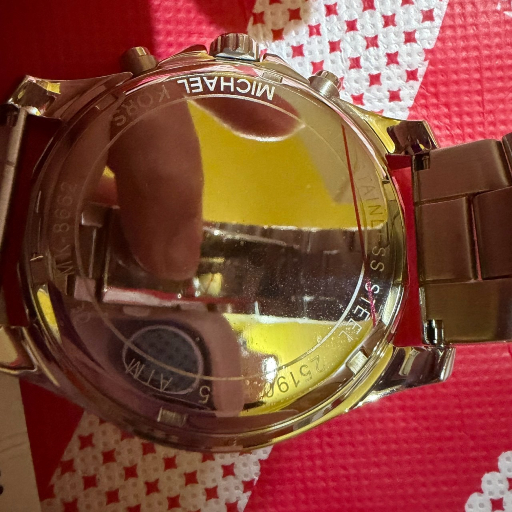 Michael Kors MK8968 Sullivan 男錶｜藍色三眼計時｜銀色不鏽鋼錶帶｜原盒吊牌說明書｜正品｜手錶-細節圖4