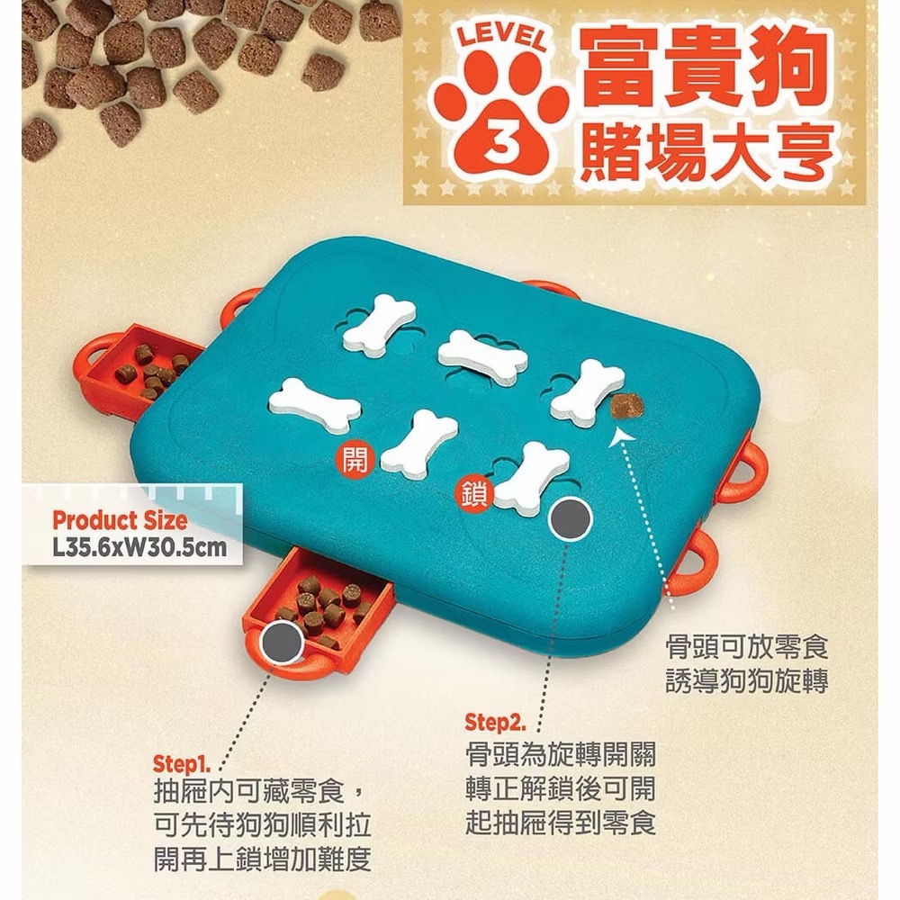 瑞典Nina Ottosson 寵物藏食益智遊戲LV.3-細節圖3