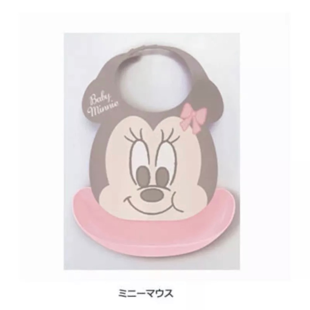 現貨～日本製造迪士尼米奇米妮寶寶幼童兒童圍兜兜-細節圖2