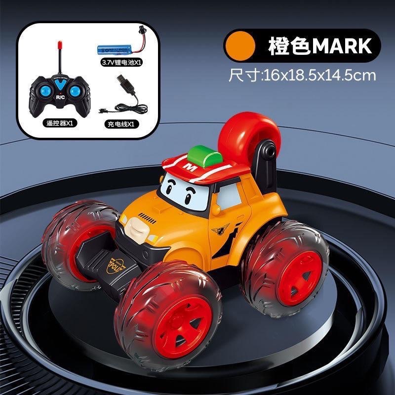 波利POLI安寶正版授權噴霧漂移遙控車poli2.4g充電卡通賽車兒童禮品玩具-細節圖9