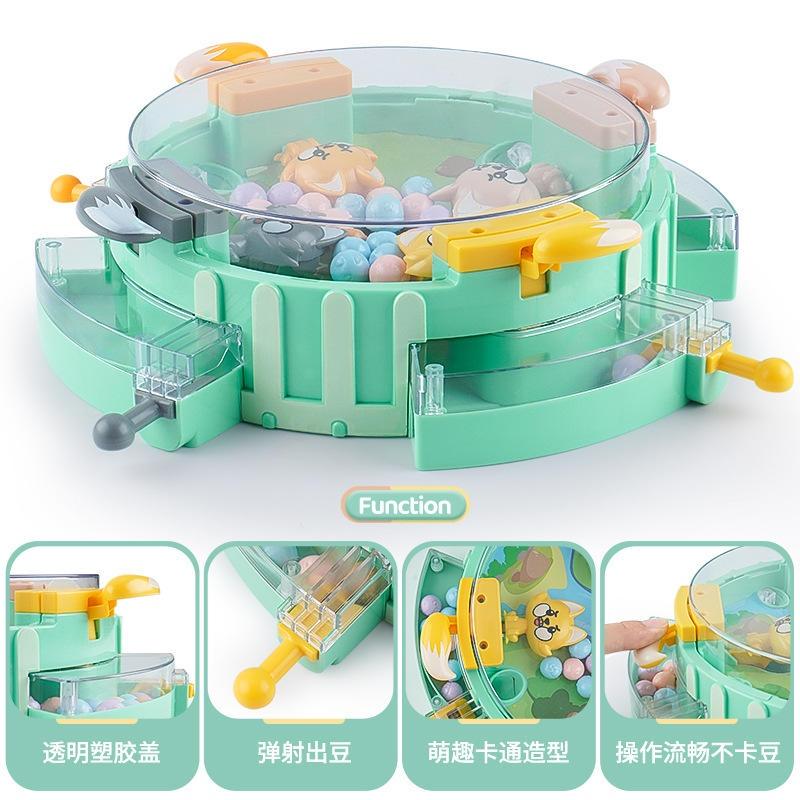 兒童桌面遊戲玩具餓狼大進攻益智趣味男女孩親子互動玩具套裝-細節圖3