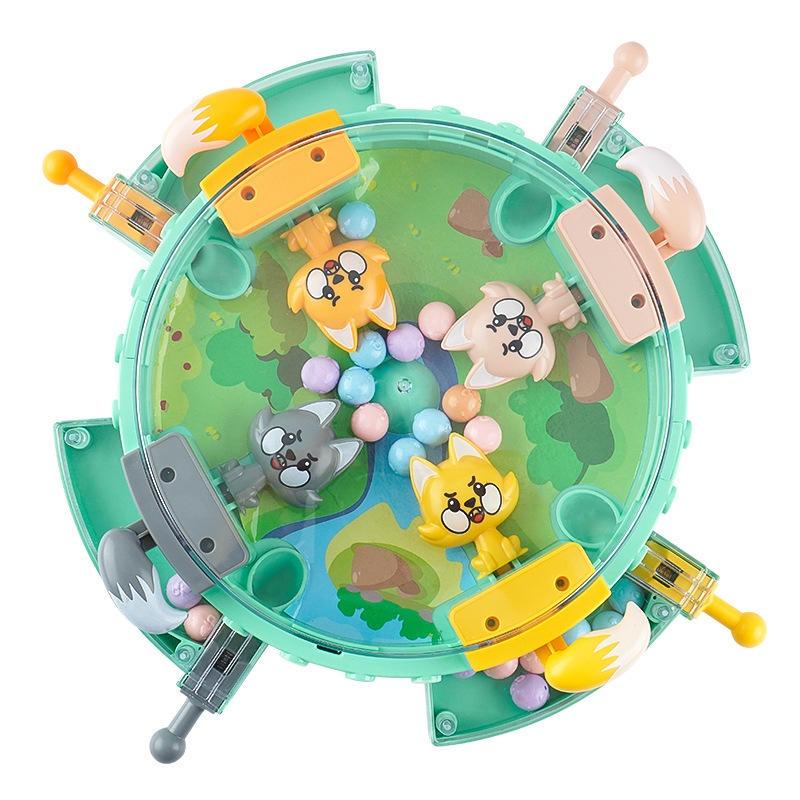 兒童桌面遊戲玩具餓狼大進攻益智趣味男女孩親子互動玩具套裝-細節圖5