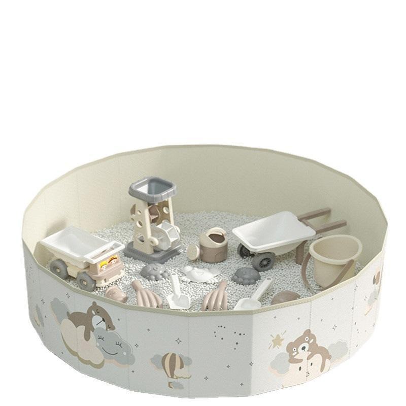 兒童决明子玩具沙池套裝寶寶室內家用大顆粒玩沙子鏟沙灘挖沙工具-細節圖5