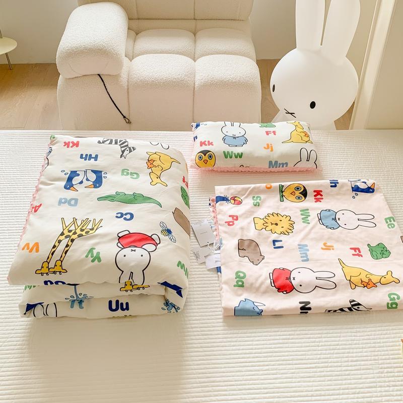 2023新款米兔系列全棉豆豆毯蓋毯四季毯可拆洗豆豆被多功能被套-細節圖4