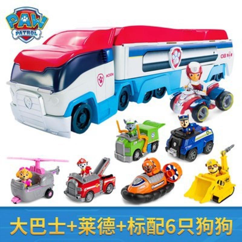 正版汪汪隊立大功移動救援大巴士小狗狗巡邏車旺旺隊變形兒童玩具-細節圖8