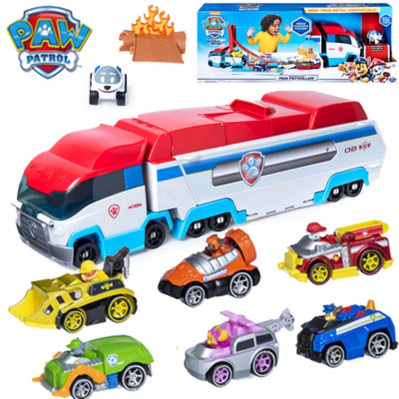 正版汪汪隊立大功移動救援大巴士小狗狗巡邏車旺旺隊變形兒童玩具-細節圖9