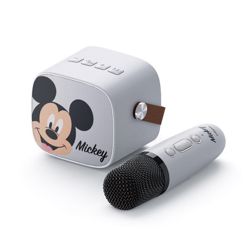 迪士尼麥克風音響mini音箱一體無線藍牙手持兒童話筒家用ktv話筒-細節圖5