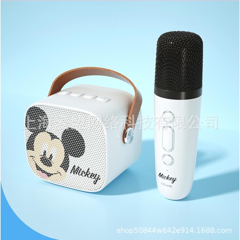 迪士尼麥克風音響mini音箱一體無線藍牙手持兒童話筒家用ktv話筒-細節圖7