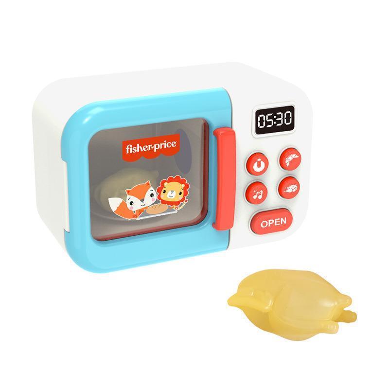 費雪Fisher過家家玩具兒童迷你類比小家電套裝榨汁蒸蛋機噴霧廚具玩具-細節圖8