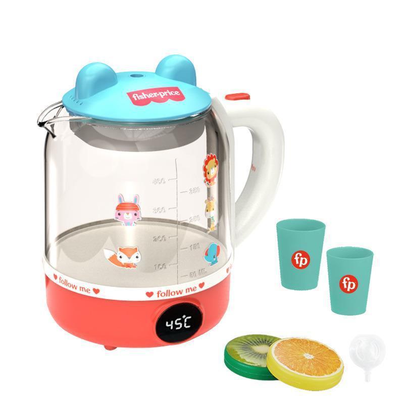 費雪Fisher過家家玩具兒童迷你類比小家電套裝榨汁蒸蛋機噴霧廚具玩具-細節圖9