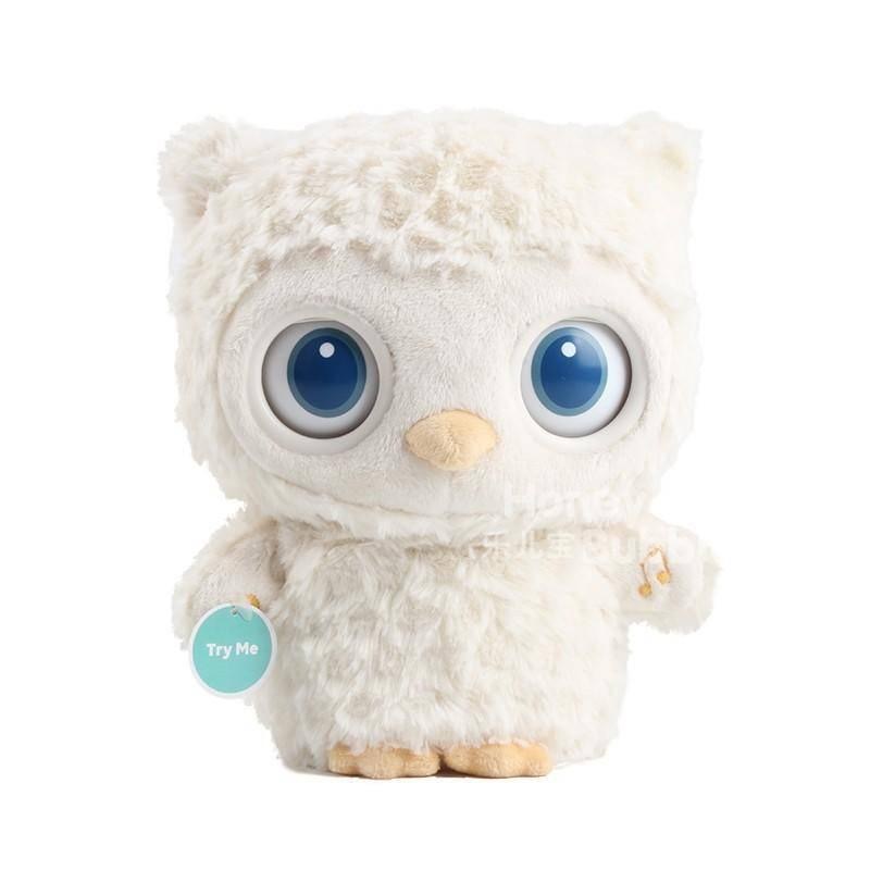 baby gund大眼貓頭鷹嬰兒睡眠安撫毛絨玩偶寶寶音樂公仔哄睡玩具-細節圖5