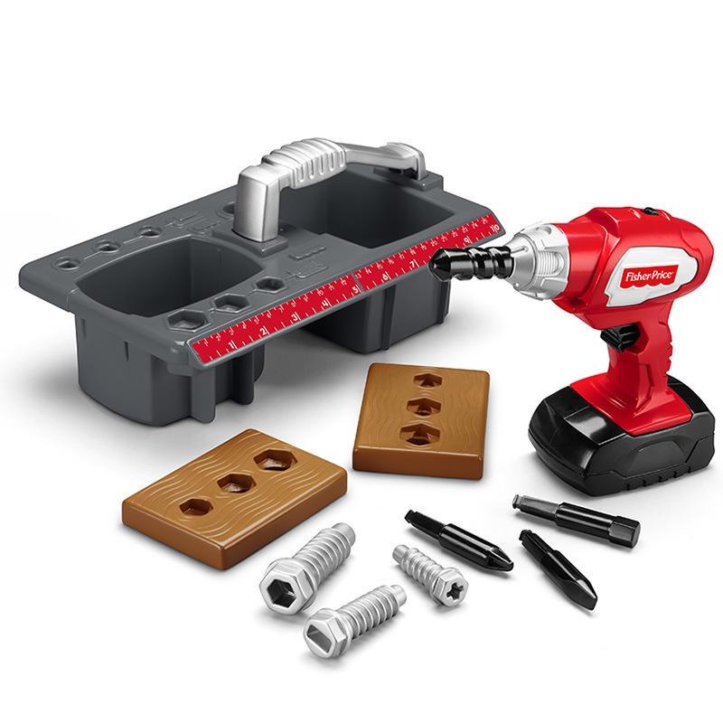 費雪Fisher玩具小工程師套裝玩具DVH16 兒童寶寶男孩維修過家家工具電鑽-細節圖2