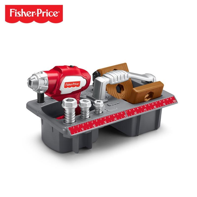 費雪Fisher玩具小工程師套裝玩具DVH16 兒童寶寶男孩維修過家家工具電鑽-細節圖3