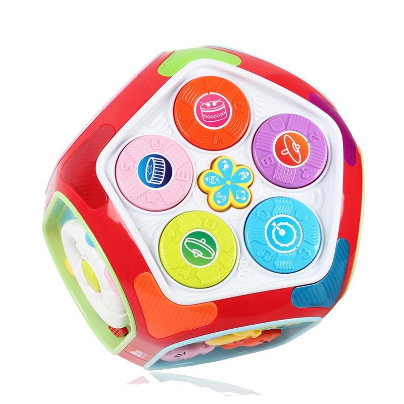 寶麗七面體多功能早教益智玩具多面體智慧屋學習屋遊戲桌1406-細節圖3