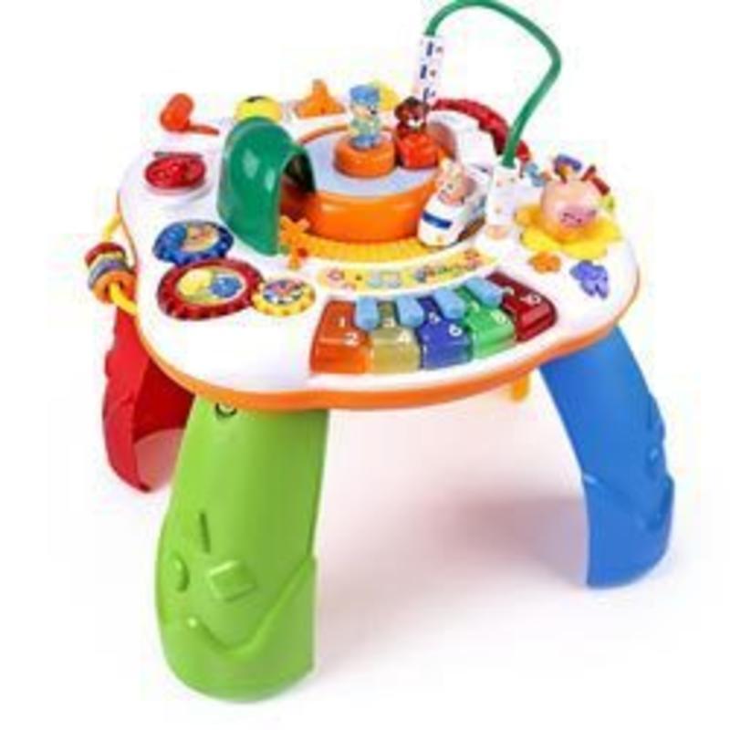 穀雨遊戲桌嬰兒動力車玩具台桌子1-2-3歲寶寶早教玩具兒童學習桌-細節圖6