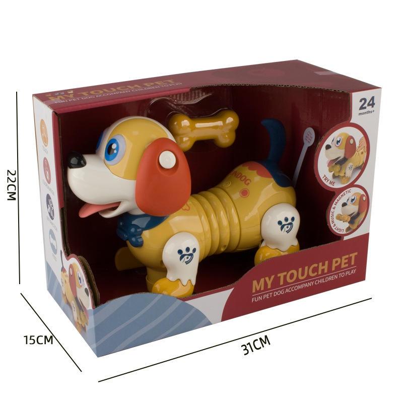 兒童早期教育電動寵物狗 狗狗會走路說話聲控智慧感應逗樂狗嬰兒玩具-細節圖8