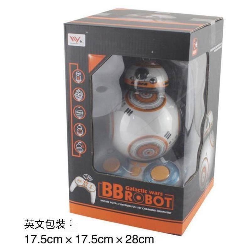 星球大戰BB8 智能遙控機器人玩具跳舞旋轉小球帶燈巡邏機器人-細節圖5