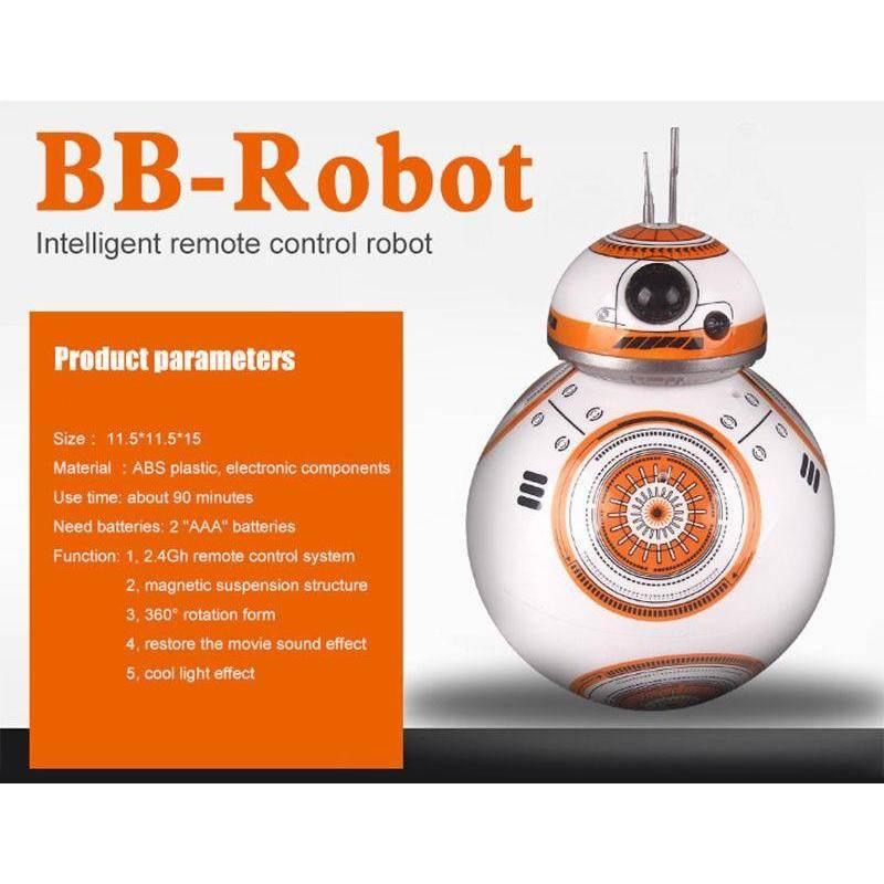 星球大戰BB8 智能遙控機器人玩具跳舞旋轉小球帶燈巡邏機器人-細節圖7