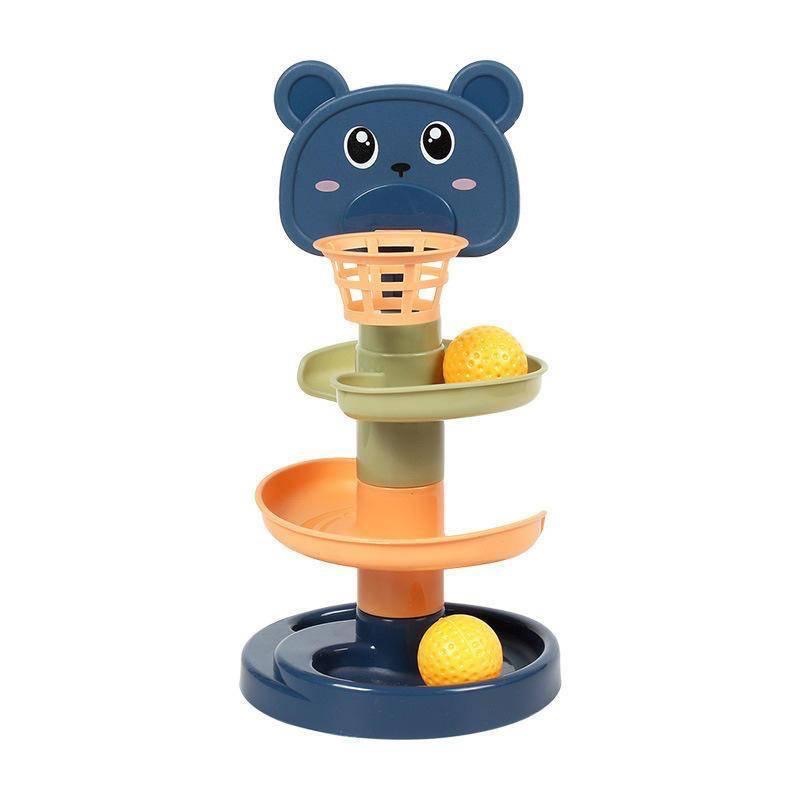 兒童趣味軌道滑球塔投籃疊疊樂轉轉樂寶寶早教滾球玩具1-3歲2禮品-細節圖4
