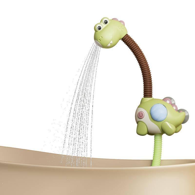 長頸鹿恐龍兒童電動花灑 嬰兒浴室洗澡玩具 戲水玩具 新品-細節圖6