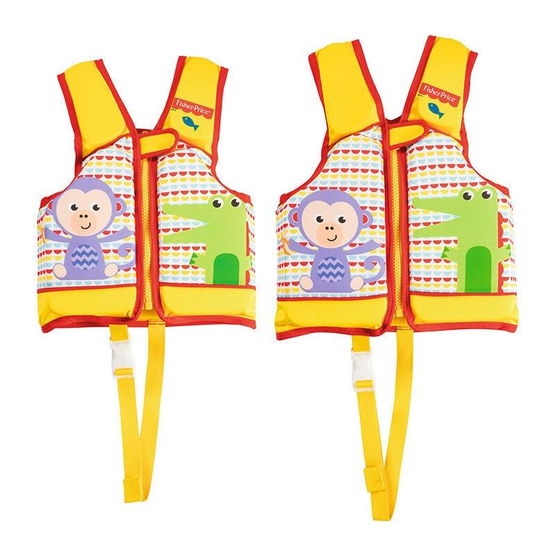 費雪Fisher正品兒童救生衣游泳神器防溺水嬰兒腋下背心袖套浮板浮力衣-細節圖9