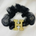 211-H珍珠黑紗髮圈