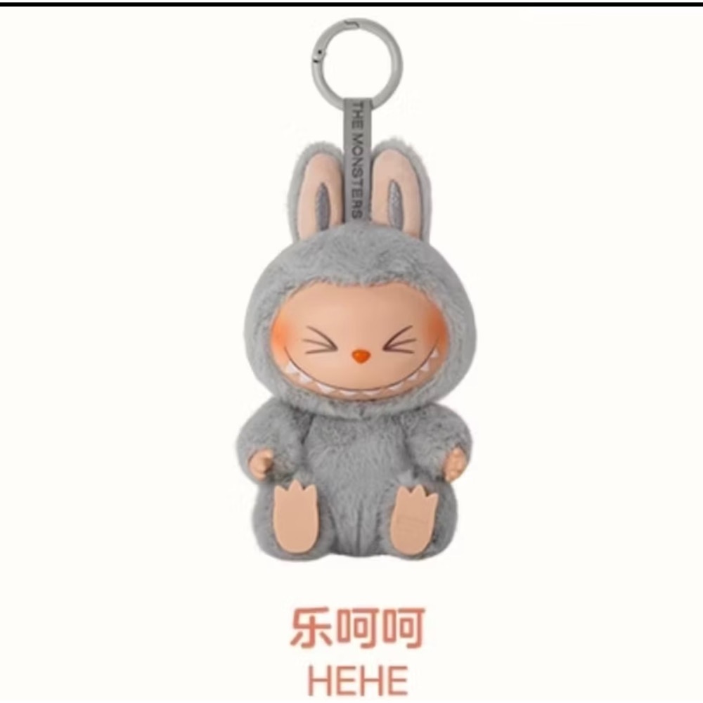 💎正品現貨*Labubu 公仔 POP MART 心動馬卡龍 泡泡瑪特 拉布布吊飾 糖膠 掛件 毛絨 盲盒 公仔-細節圖9