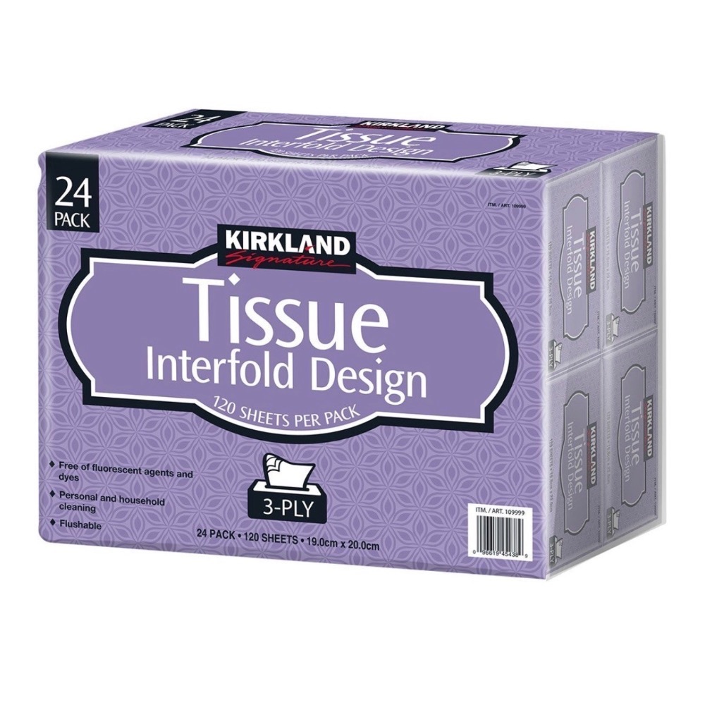 ⭐️好市多人氣商品 ⭐️科克蘭 Kirkland 三層抽取衛生紙 120張 X 24入-細節圖2