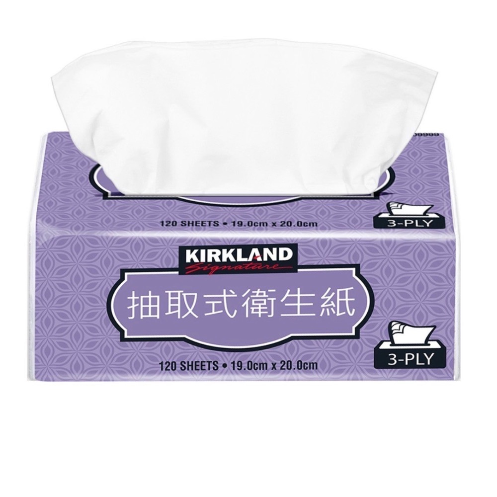 ⭐️好市多人氣商品 ⭐️科克蘭 Kirkland 三層抽取衛生紙 120張 X 24入-細節圖3