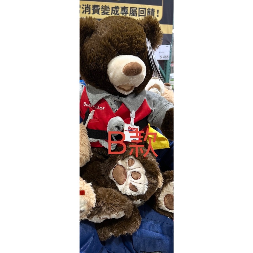 好市多熊 Costco 熊 玩偶 25吋 一共三款-規格圖2