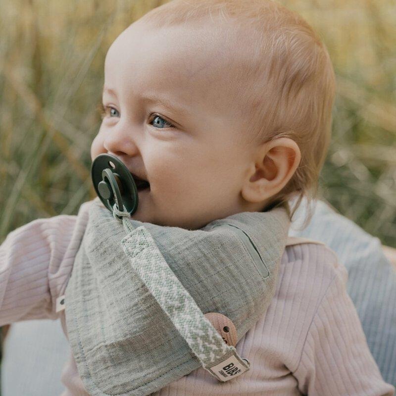 BIBS 丹麥 有機棉 編織 奶嘴鏈 Paci Braid系列 多款可選-細節圖4