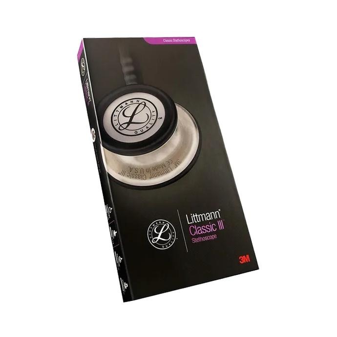 3M Littmann 一般型 第三代聽診器 5620 黑色 Classic III Stethoscope-細節圖2