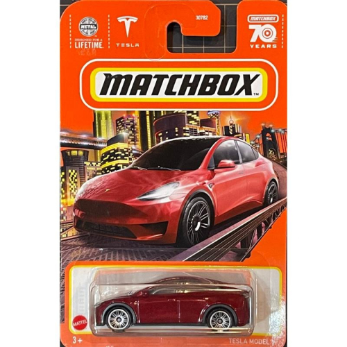 1:64 小車模型 Matchbox火柴盒 特斯拉 電動車 TESLA MODELY MODEL Y 休旅車