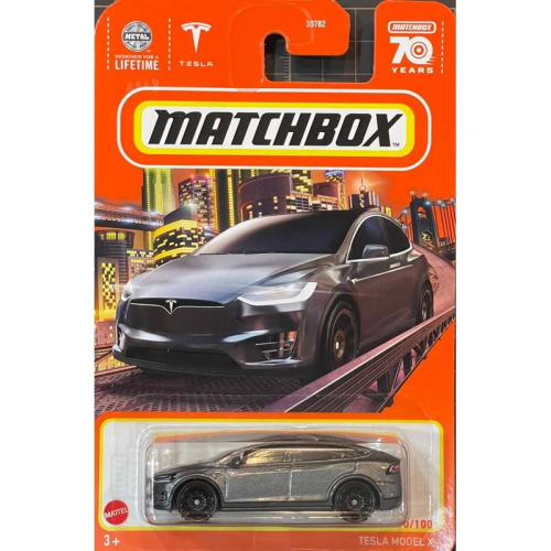 1:64 小車模型 Matchbox 特斯拉 TESLA MODEL X 電動車 休旅車