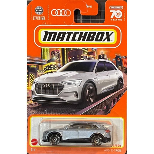 1:64 小車模型 Matchbox火柴盒 奧迪 AUDI E-TRON ETRON 電動車 跨界 休旅車