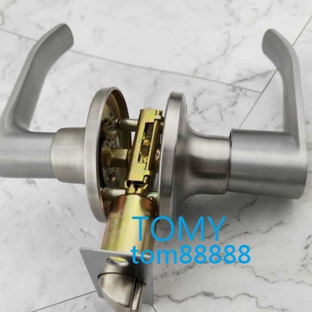 代理商產品 高級鎖芯 黑色 水平把手鎖 有鑰匙 黑色水平鎖 水平鎖 執手鎖 門鎖 房間鎖 消光黑 房間鎖 喇叭鎖-細節圖6