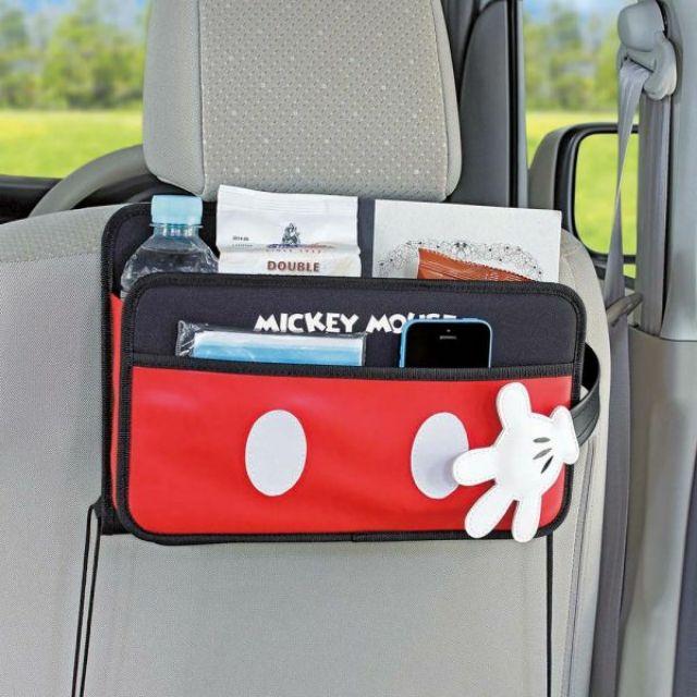 市場最低價 現貨 日本 汽車 NAPOLEX 米奇 後座 置物袋 WD-283 後座多功能置物袋-細節圖4