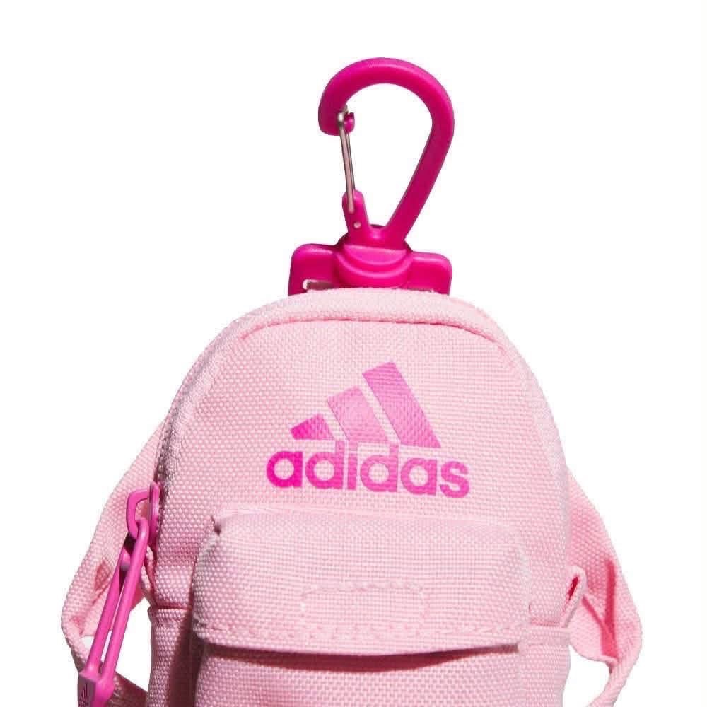 正版 adidas 時尚輕量環保托特組 收納提袋+迷你後背包吊飾 #粉色現貨售完為止-細節圖5