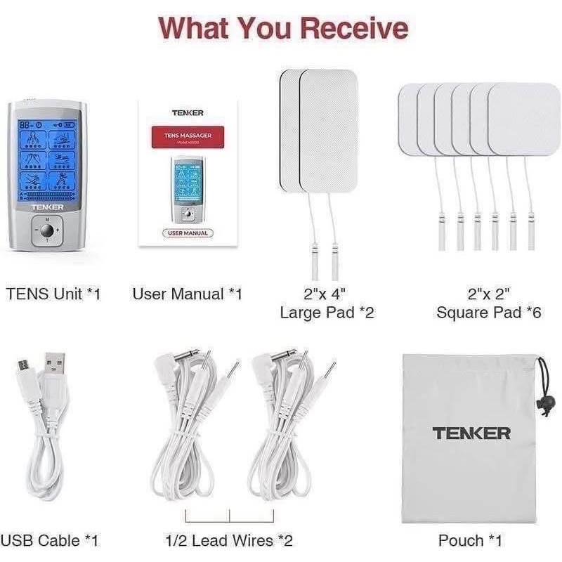 美國🇺🇸_TENKER 智能電脈衝肌肉放鬆儀｜24模式深層舒緩機#現貨售完為止-細節圖7