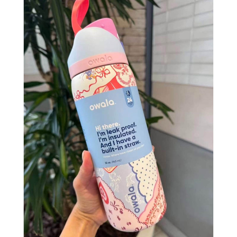 美國🇺🇸 Owala 32 x UO 聯名限定法式碎花感32 oz #現貨售完為止-細節圖7