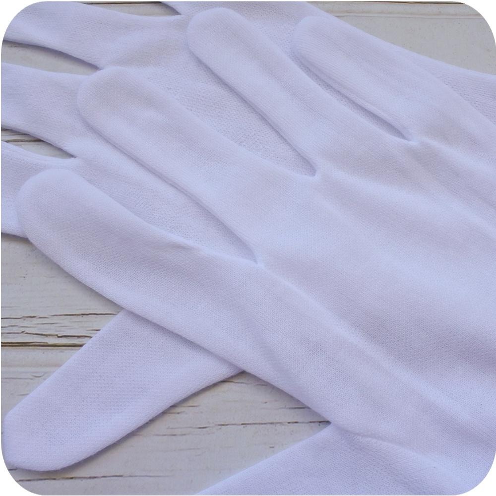 台灣製 純棉手套 白色手套 黑色手套 棉質手套 觸控防曬透氣 台灣製造 女生儀隊指揮交通騎車開車服務生工作表演-細節圖4