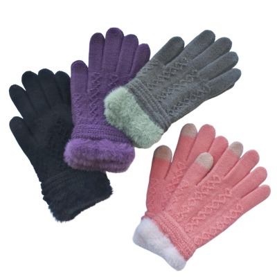 女生針織保暖手套 女生手套 觸控 冬天 秋天 禦寒 冬天手套 騎士手套 騎車上班旅行登山出國配件 發票 交換 禮物-細節圖3