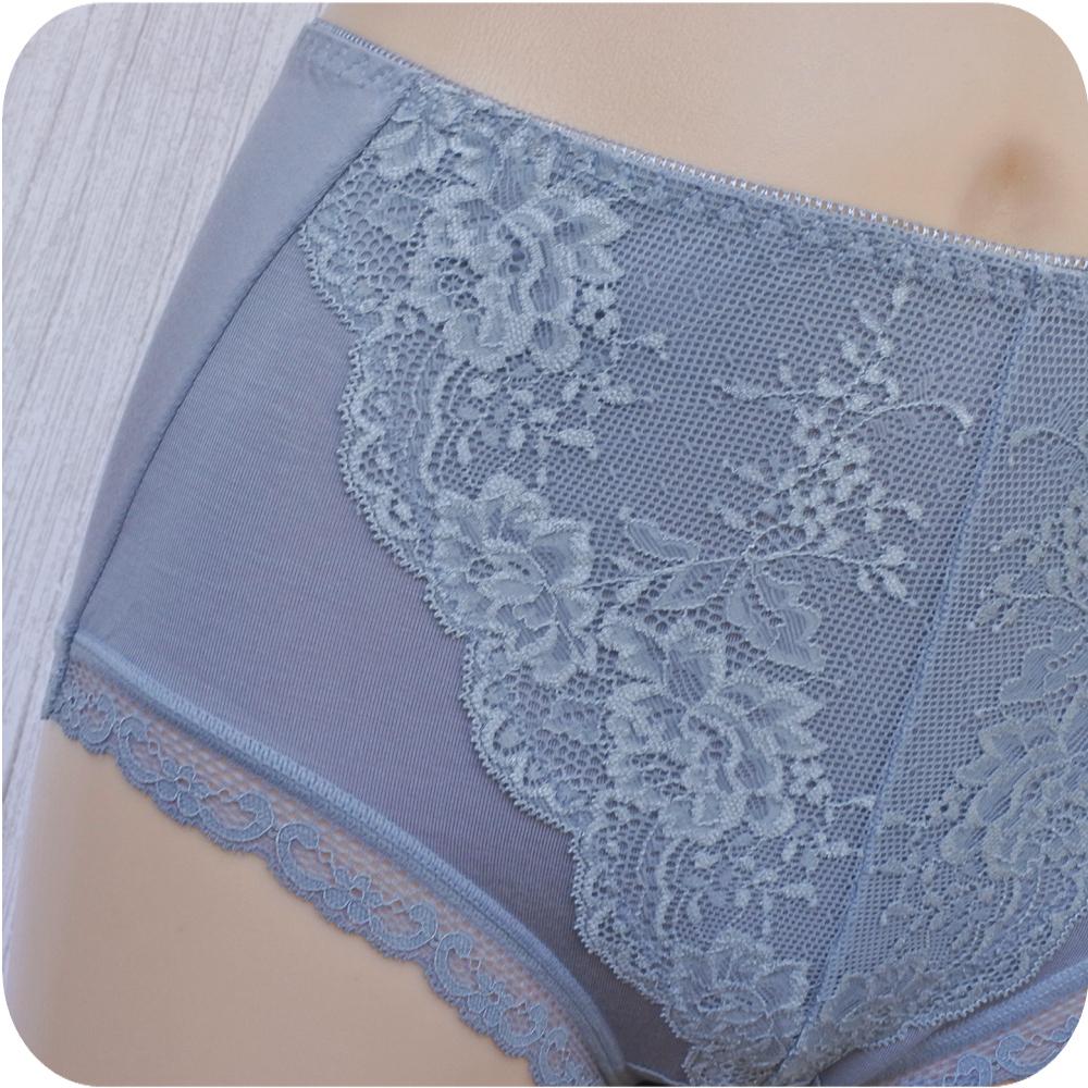 L XL XXL高腰天絲女生內褲 SGS抑菌認證 彈性 莫代爾 莫蘭迪 石墨烯抗菌內褲 蕾絲女生三角褲 加大女內褲953-細節圖6